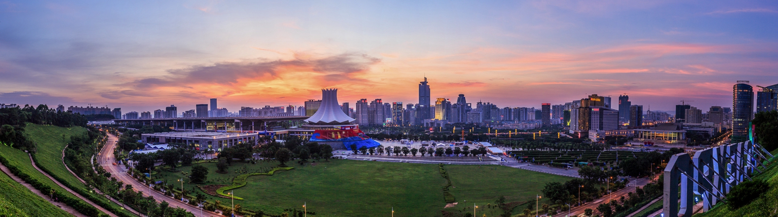 会展东坡晚霞夜景全景图-2_副本.jpg