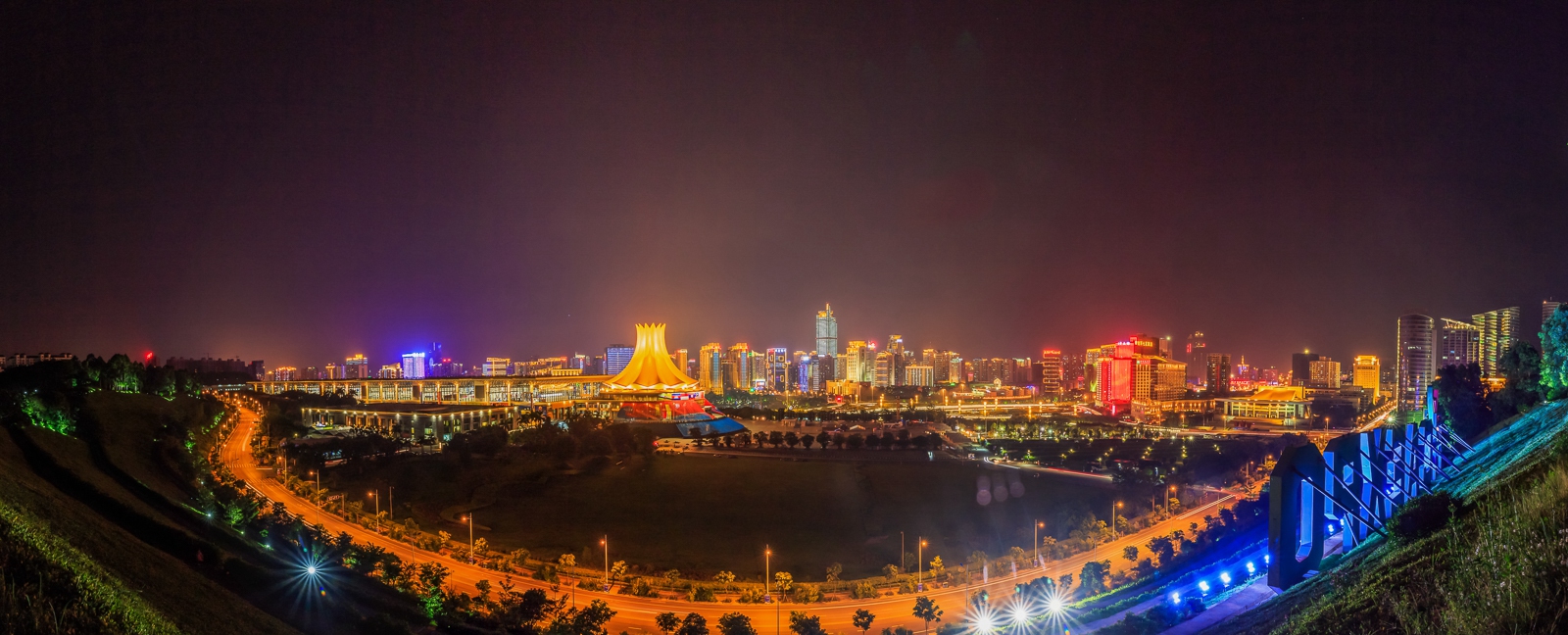 会展东坡晚霞夜景全景图-4_副本.jpg