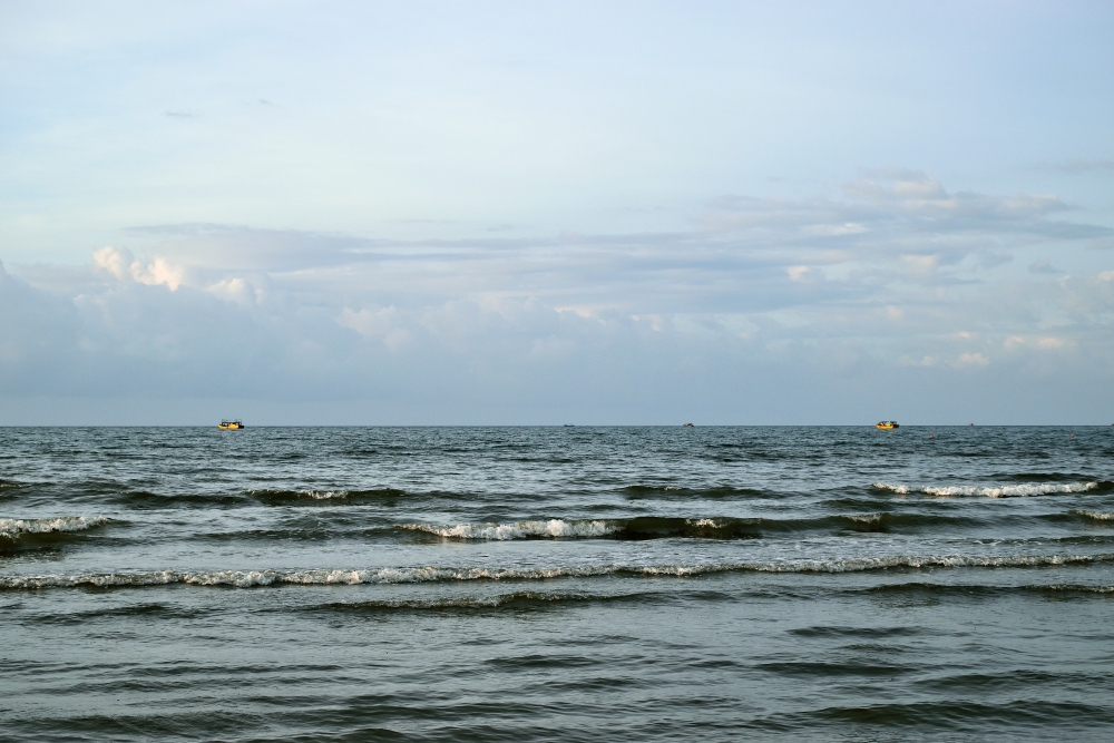 白浪滩的海