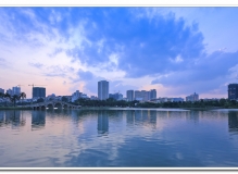 ———南湖公园晚霞———