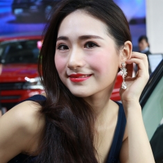 东盟车展的十大美女