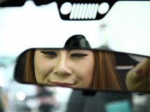 12月车展Jeep胡大美女车模