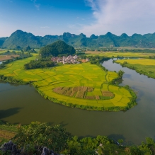 上林覃排半岛风光