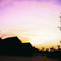 我眼前的夕阳