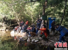中国各地“摄友”广西八寨沟展开“光影竞技”