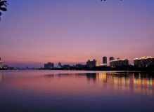 ————11月13日的南湖晚霞夜景————