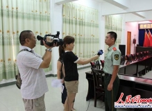 广西梧州边检站拍摄微电影《西江畔上的绿色身影》