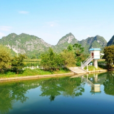 天等县一小景