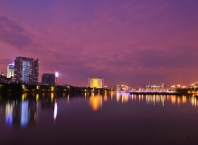 ————南湖中湖晚霞夜景美如画————