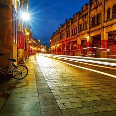 古街道夜景