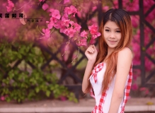 青环路三角梅外拍佳佳——笑靥如花