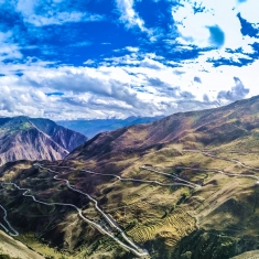 自驾行摄（之十一）西藏八宿业拉山-七十二道拐