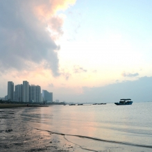 下班了到海边瞎按了几张