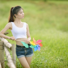 风车女孩