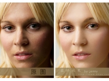 保留皮肤质感的Photoshop双曲线手工磨皮教程