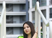 美女.足球