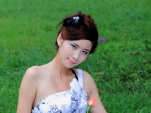 鲜花美女