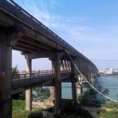 横县峦城大桥之风景