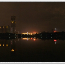 南湖夜色赛仙境