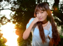 校园清新女生！