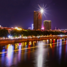 鹅城江北夜景