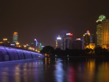 元旦南湖夜景