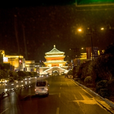 西安钟鼓楼夜景