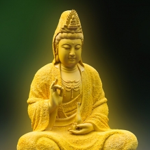 木雕佛像摄影