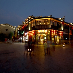夜拍桂林东西巷