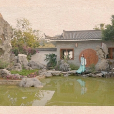 兰苑佳丽(工笔画)
