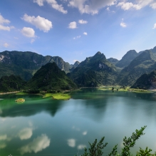 凌云浩坤湖风光