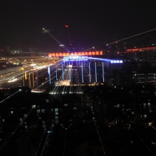 南宁民生银行夜景