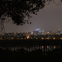 初拍半岛夜景。
