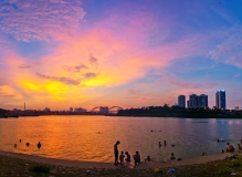 邕江夏霞