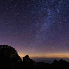 黄山之银河落九天