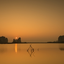 毛塘暮色