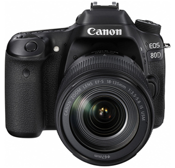 EOS 80D数码单反相机（正面）