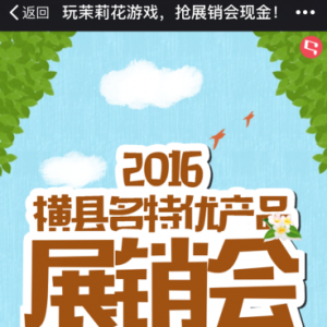 2016横县名特优产品展销会：万元代金券现场大放送