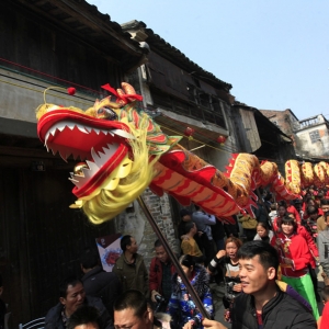 象州运江古镇“龙抬头” 沉寂多年今“重生”